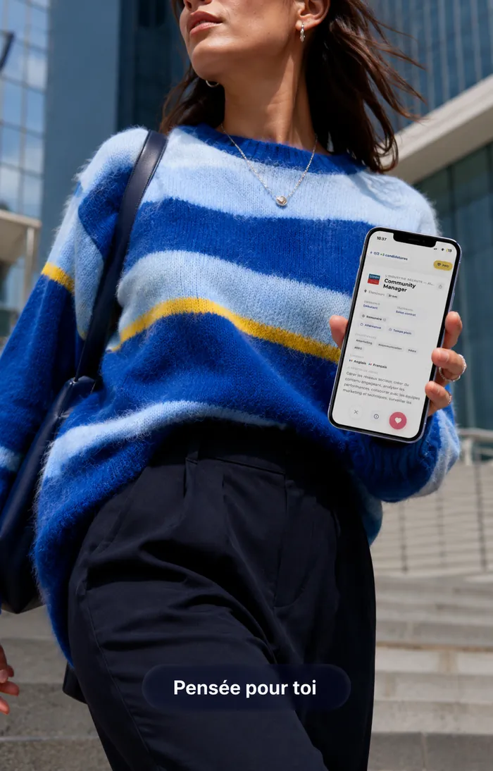 L'app affiche une offre qui te correspond